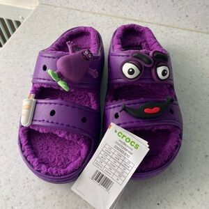 NWT McDonalds X Fuzzy Grimace Crocs